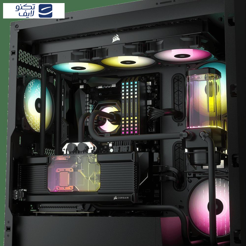 فن کیس کورسیر مدل iCUE SP120 RGB ELITE Triple مجموعه 3عددی