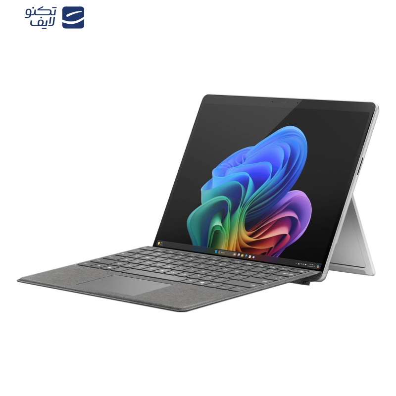 تبلت 13 اینچی مایکروسافت مدل Surface Pro 11-Snapdragon X Plus LCD ظرفیت 512 گیگابایت و رم 16 گیگابایت به همراه کیبورد Surface Pro Copilot و قلم Slim Pen 2 تبلت 13 اینچی مایکروسافت مدل Surface Pro 11-Snapdragon X Plus LCD ظرفیت 512 گیگابایت و رم 16 گیگابایت به همراه کیبورد Surface Pro Copilot و قلم Slim Pen 2