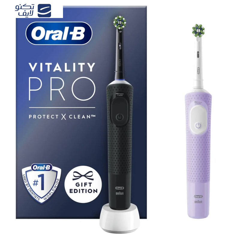 مسواک برقی اورال-بی مدل Vitality Pro Protect X Clean مجموعه 2 عددی مسواک برقی اورال-بی مدل Vitality Pro Protect X Clean مجموعه 2 عددی