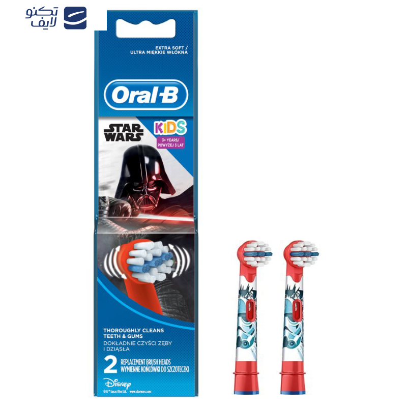 سری یدک مسواک برقی اورال-بی مدل STAR WARS بسته 2 عددی سری یدک مسواک برقی اورال-بی مدل STAR WARS بسته 2 عددی