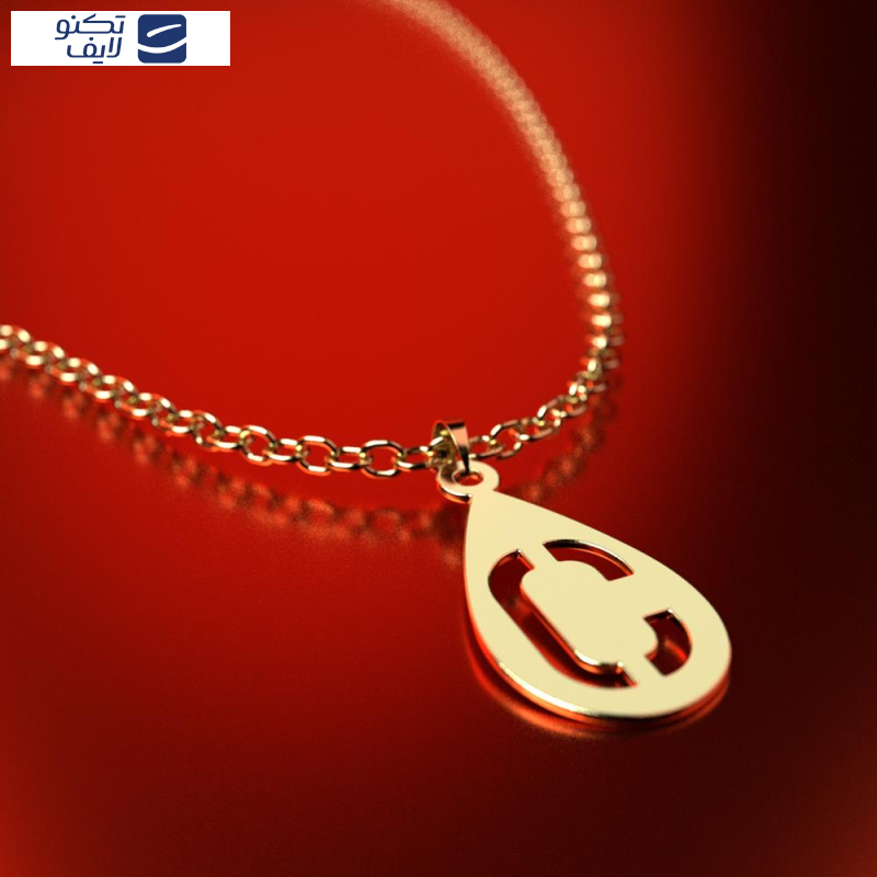 آویز گردنبند طلا 18 عیار زنانه مدوپد مدل حرف C کد PA1-12830