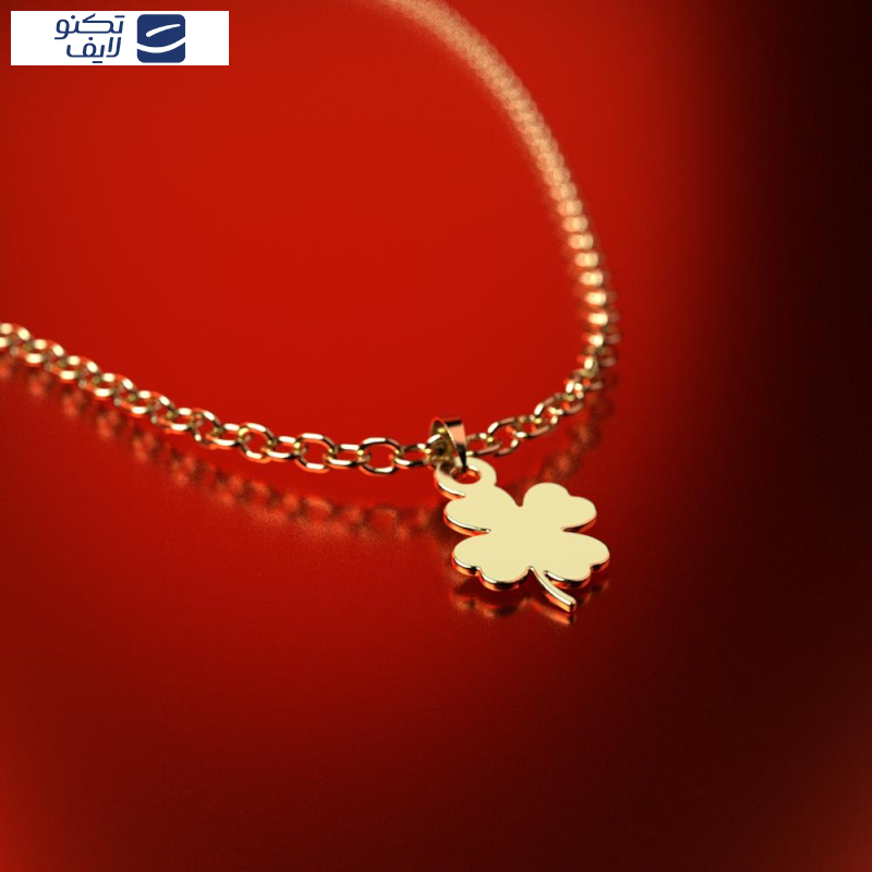 آویز گردنبند طلا 18 عیار زنانه مدوپد مدل گل کد PA1-10505