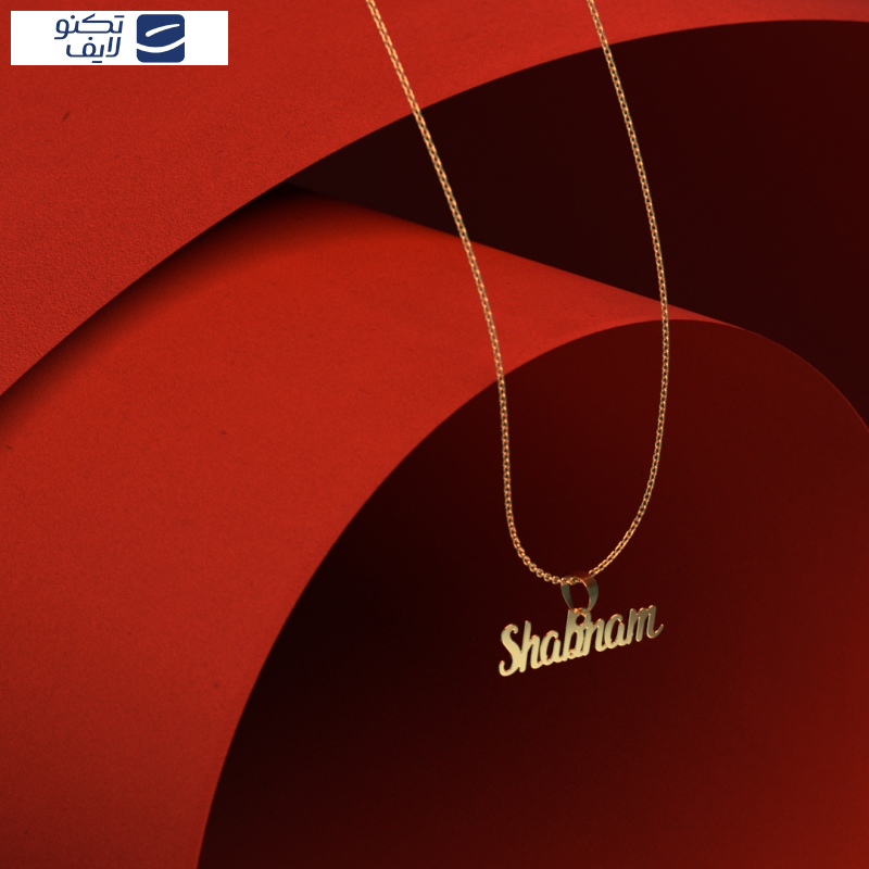 گردنبند طلا 18 عیار زنانه مدوپد مدل shabnam گردنبند طلا 18 عیار زنانه مدوپد مدل shabnam