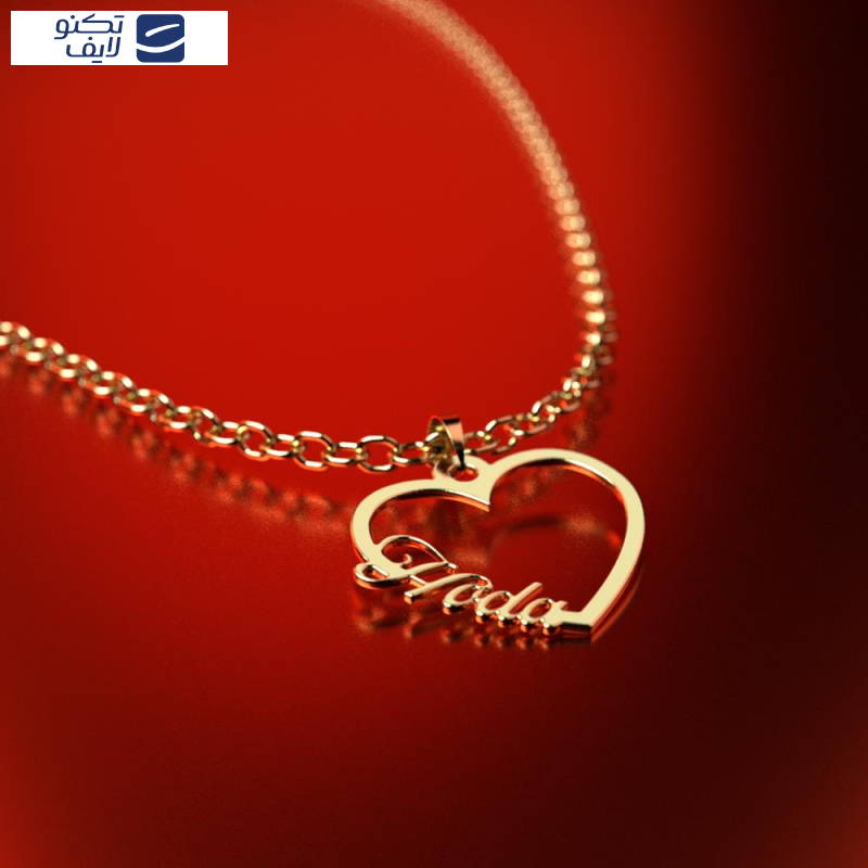 آویز گردنبند طلا 18 عیار زنانه مدوپد مدل اسم هدی hoda کد PB1-10550