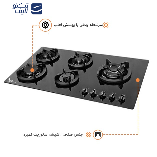 اجاق گاز صفحه ای اخوان مدل G24 اجاق گاز صفحه ای اخوان مدل G24