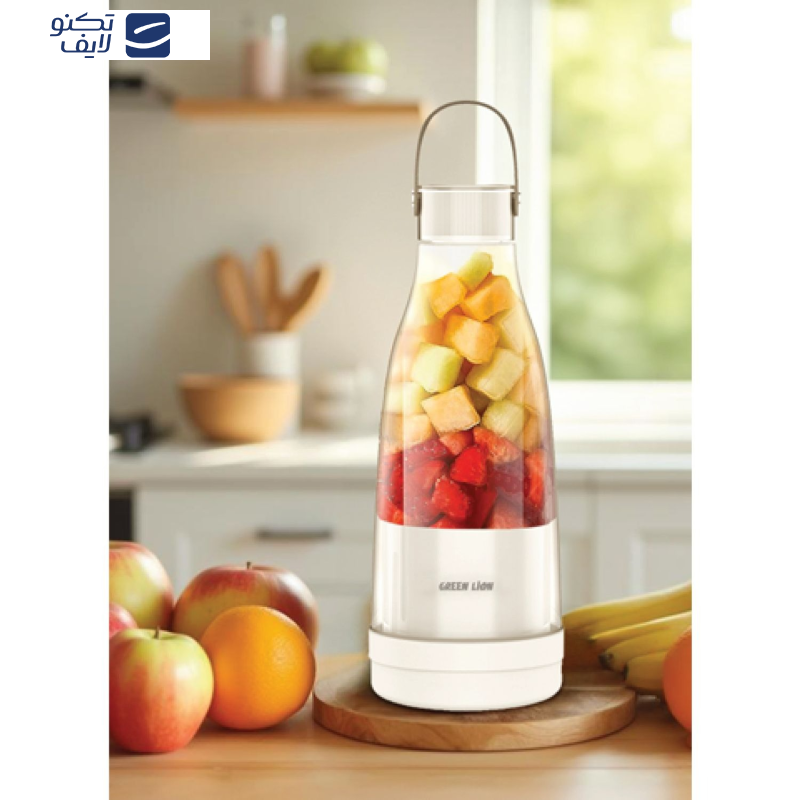 شیکر شارژی قابل حمل گرین لاین مدل Mixmate Juicer گنجایش 0.300 لیتر