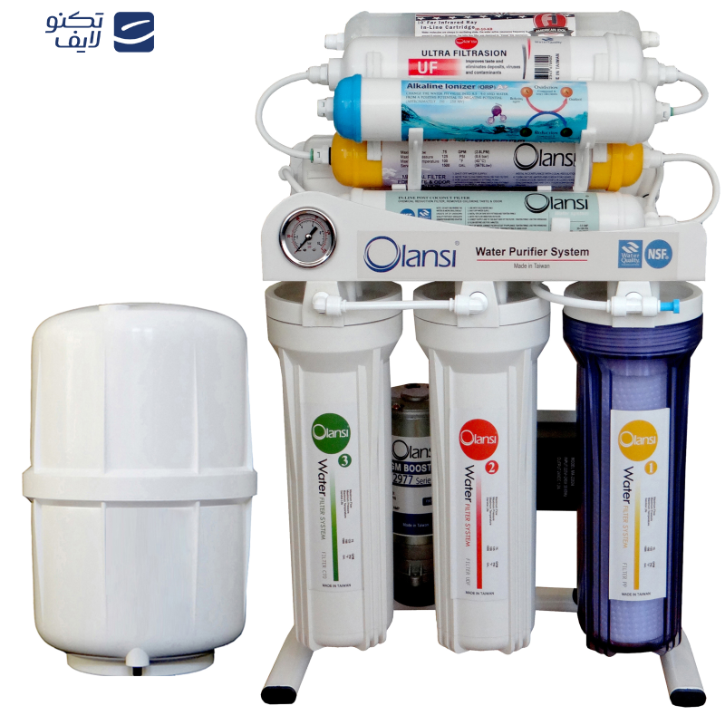 دستگاه تصفیه کننده آب اولانسی مدل REVERSE OSMOSIS - AT8080 به همراه کیت نشتی گیر