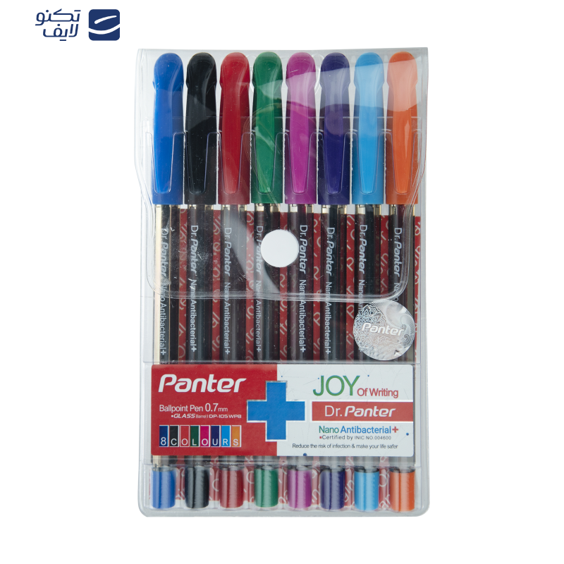 خودکار پنتر مدل نانو آنتی باکتریال کد DP-105 بسته 8 عددی خودکار پنتر مدل نانو آنتی باکتریال کد DP-105 بسته 8 عددی