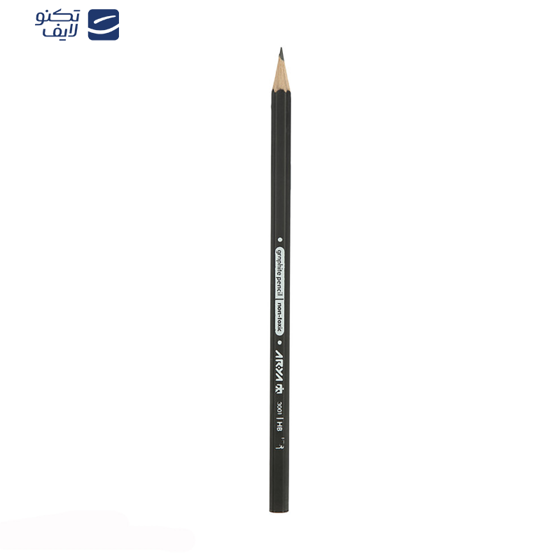  مداد مشکی آریا مدل 3001 بسته 36 عددی