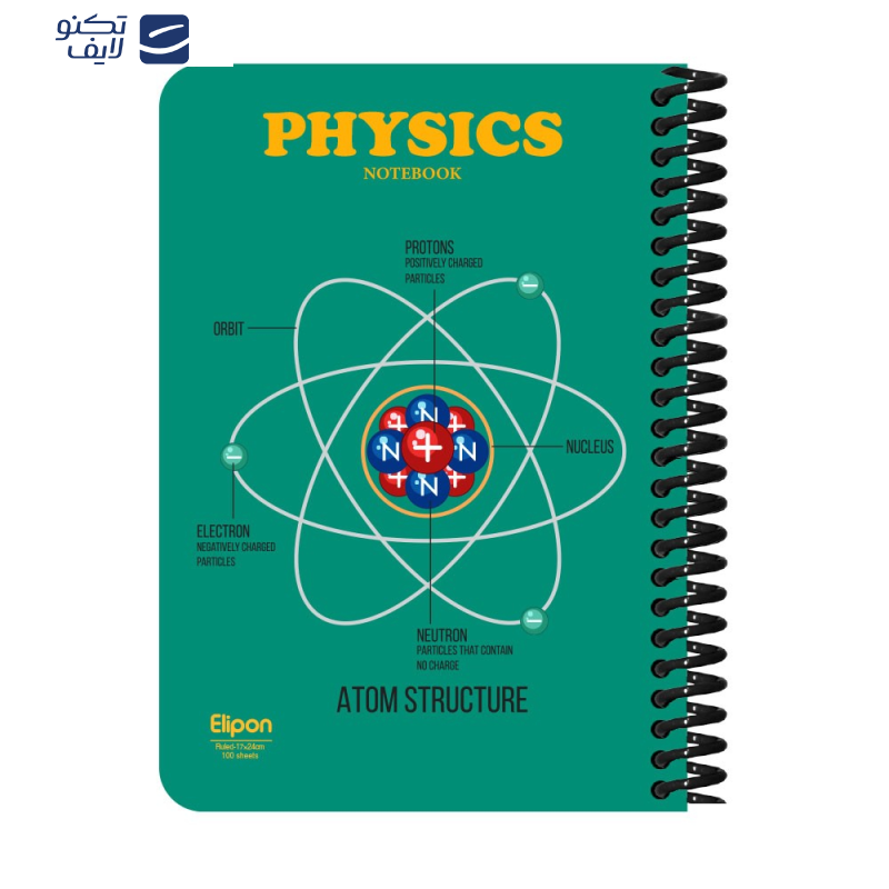 دفتر مشق 100 برگ الیپون کد 2431609