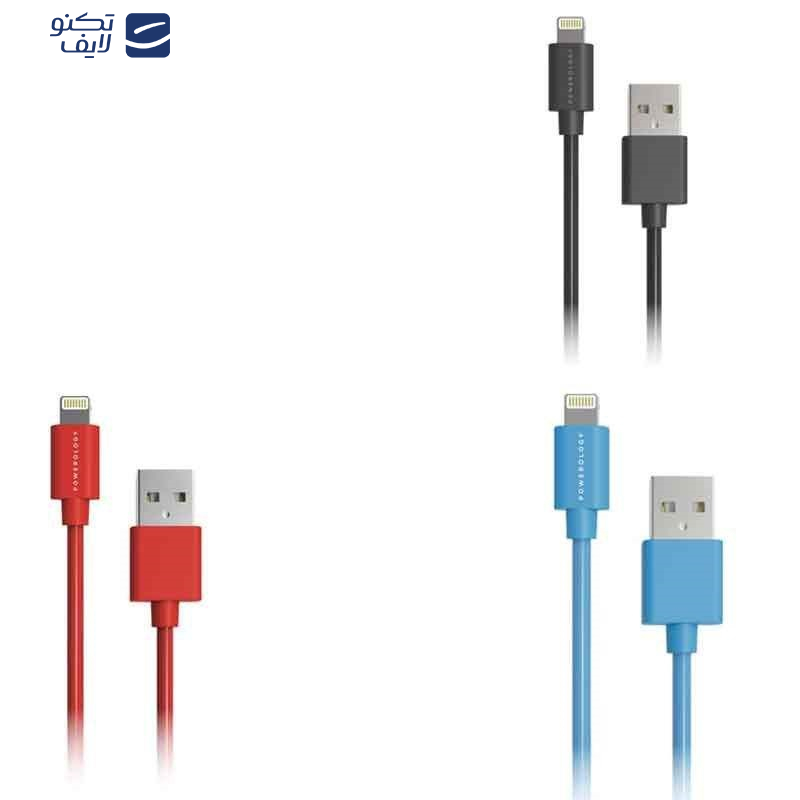 کابل تبدیل USB به لایتنینگ پاورولوجی مدل P3BLBK طول 3 متر