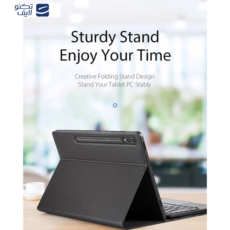 کیف کیبورددار دوکس دوکیس مدل TK مناسب برای تبلت Samsung Galaxy Tab S9 Plus-12.4 Inch کیف کیبورددار دوکس دوکیس مدل TK مناسب برای تبلت Samsung Galaxy Tab S9 Plus-12.4 Inch