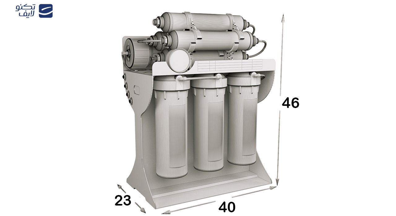 دستگاه تصفیه کننده آب خانگی اس اس وی مدل UltraPro X800 به همراه فیلتر بسته 4 عددی