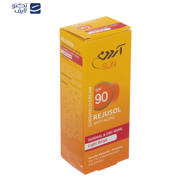 کرم ضد آفتاب رنگی آردن سان مدل Light Beige مقدار 50 گرم