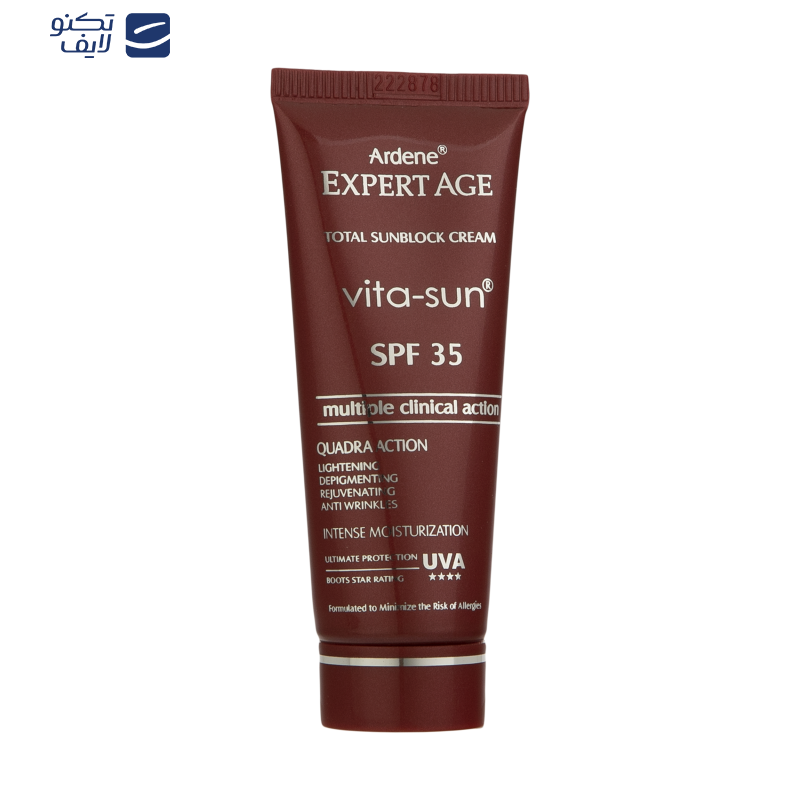 کرم ضدآفتاب آردن اکسپرت ایج مدل Vita-Sun، حجم 45 میلیلیتر کرم ضدآفتاب آردن اکسپرت ایج مدل Vita-Sun، حجم 45 میلیلیتر