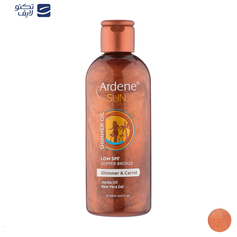 روغن آفتاب آردن سان حاوی اکلیل مدل Shimmer and Carrot حجم 250 میلی لیتر