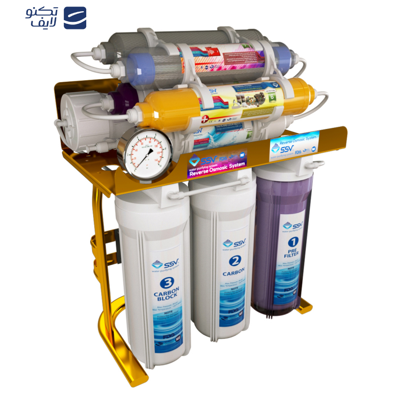 دستگاه تصفیه کندده آب اس اس وی مدل MaxGold X900