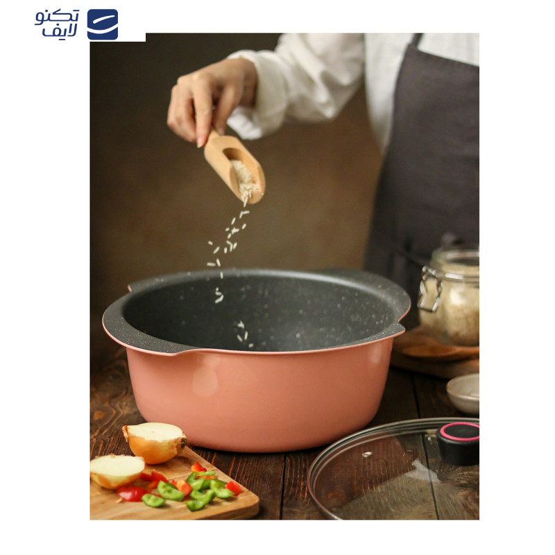 سرویس پخت و پز 19 پارچه تکنو مدل پروانه سرویس پخت و پز 19 پارچه تکنو مدل پروانه