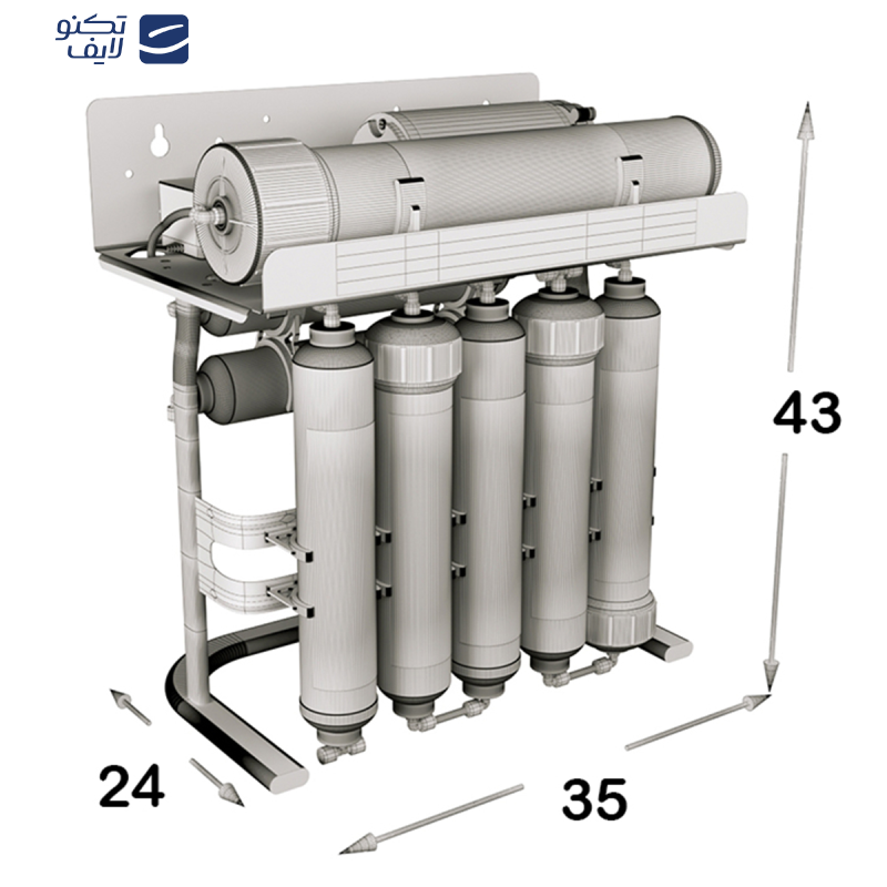 دستگاه تصفیه کننده آب اس اس وی مدل  PureLine X910 دستگاه تصفیه کننده آب اس اس وی مدل  PureLine X910