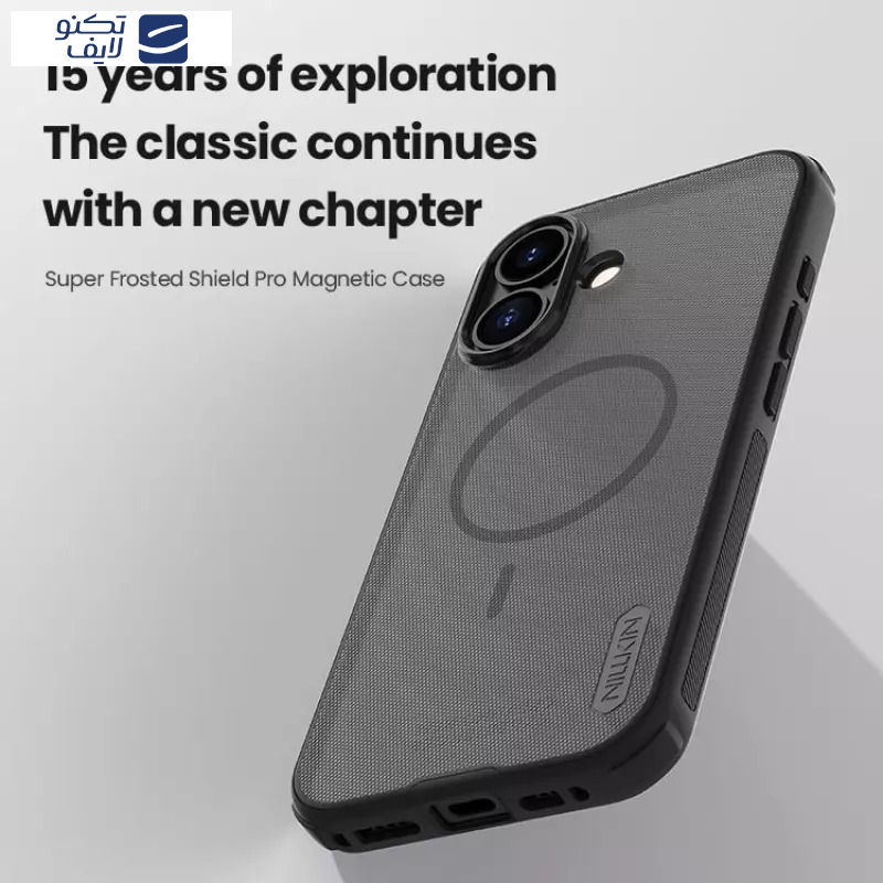 کاور نیلکین مدل Super Frosted Shield Pro Magnetic MagSafe مناسب برای گوشی موبایل اپل iPhone 17 کاور نیلکین مدل Super Frosted Shield Pro Magnetic MagSafe مناسب برای گوشی موبایل اپل iPhone 17