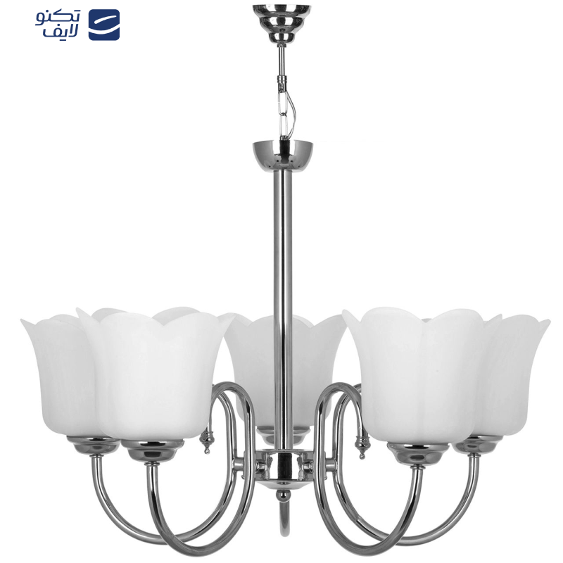 لوستر 5 شعله چشمه نور کد 856.5 لوستر 5 شعله چشمه نور کد 856.5