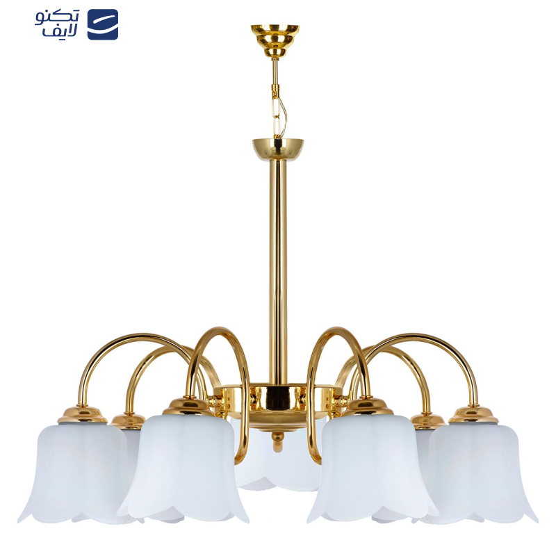 لوستر 7 شعله چشمه نور کد 809.7 لوستر 7 شعله چشمه نور کد 809.7