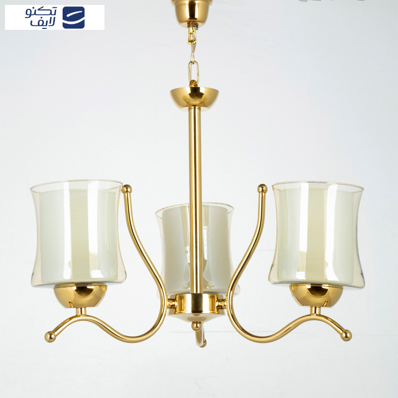 لوستر 3 شعله چشمه نور کد A823/3-G