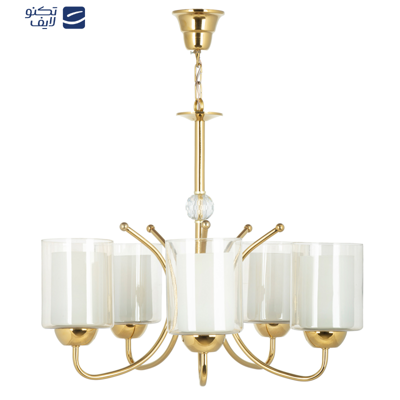 لوستر 5 شعله چشمه نور کد A824/5-G