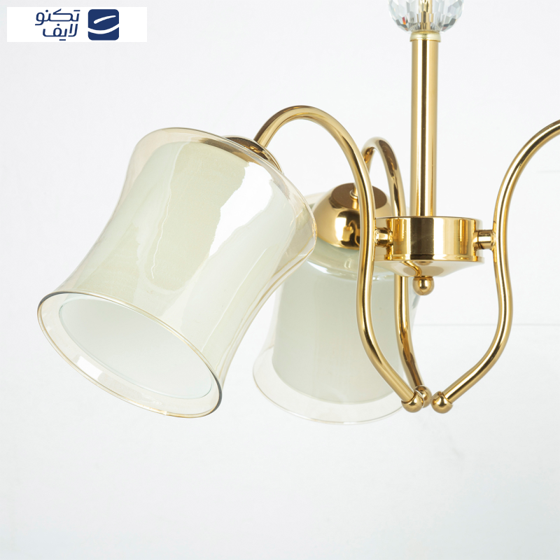 لوستر 3 شعله چشمه نور کد A833/3-G