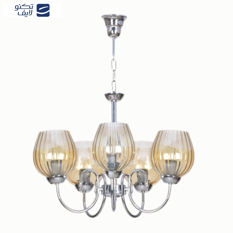  لوستر پنج شعله چشمه نور کد AB817/5