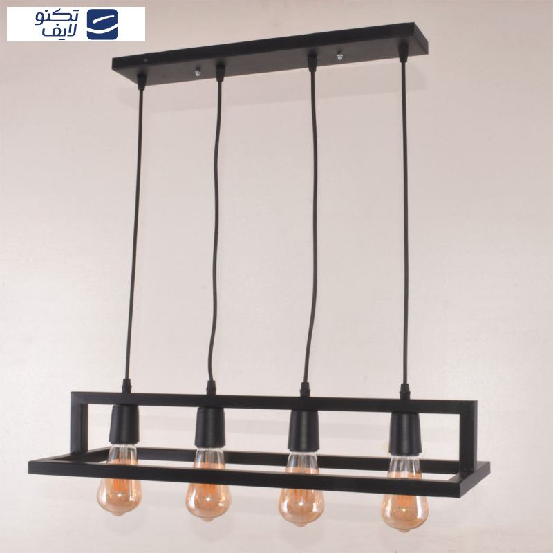 چراغ آویز چشمه نور کد A1333/4-BK