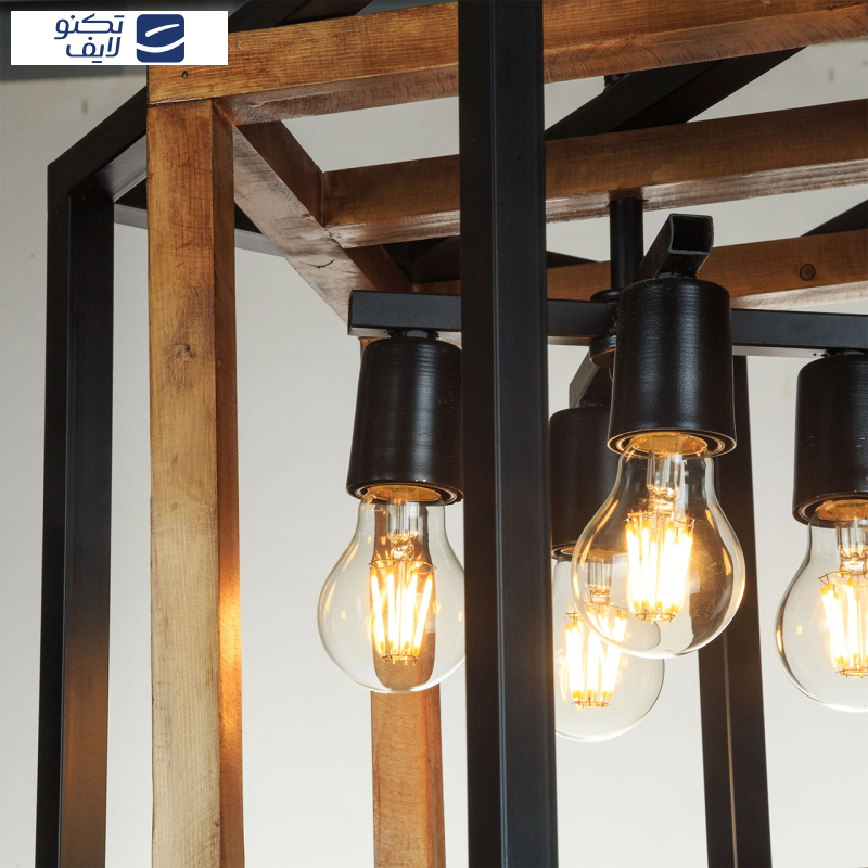 لوستر آویز 4 شعله چشمه نور کد 2234/4