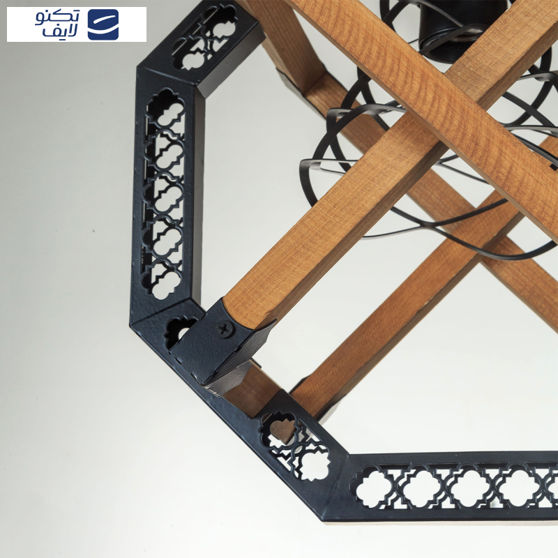 لوستر آویز 1 شعله چشمه نور کد 2240/1