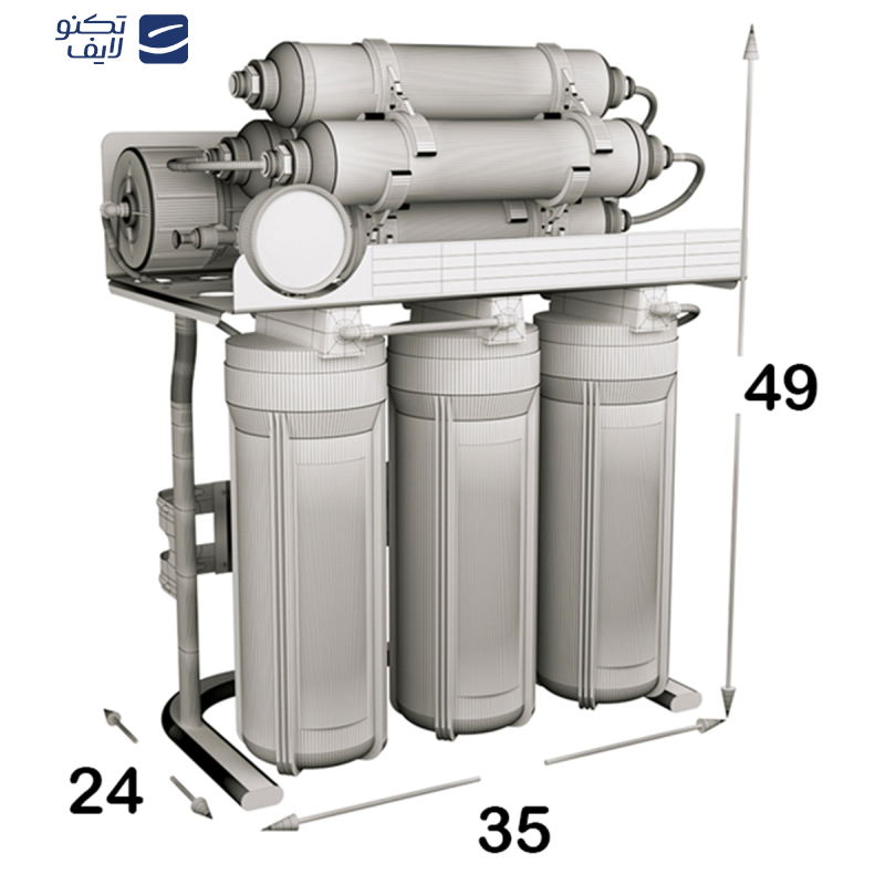 دستگاه تصفیه کننده آب اس اس وی مدل MaxTec 2W X800