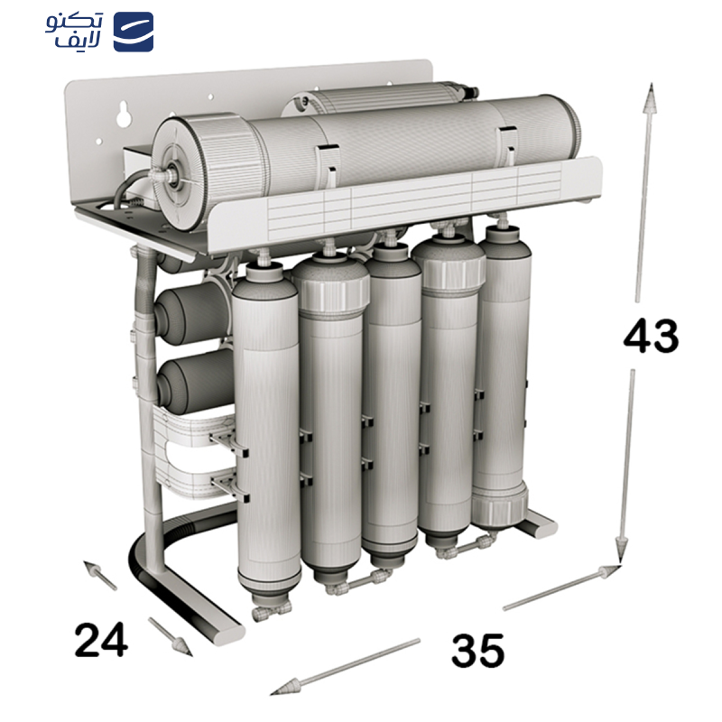 دستگاه تصفیه کننده آب اس اس وی مدل PureLine 2W X900 دستگاه تصفیه کننده آب اس اس وی مدل PureLine 2W X900