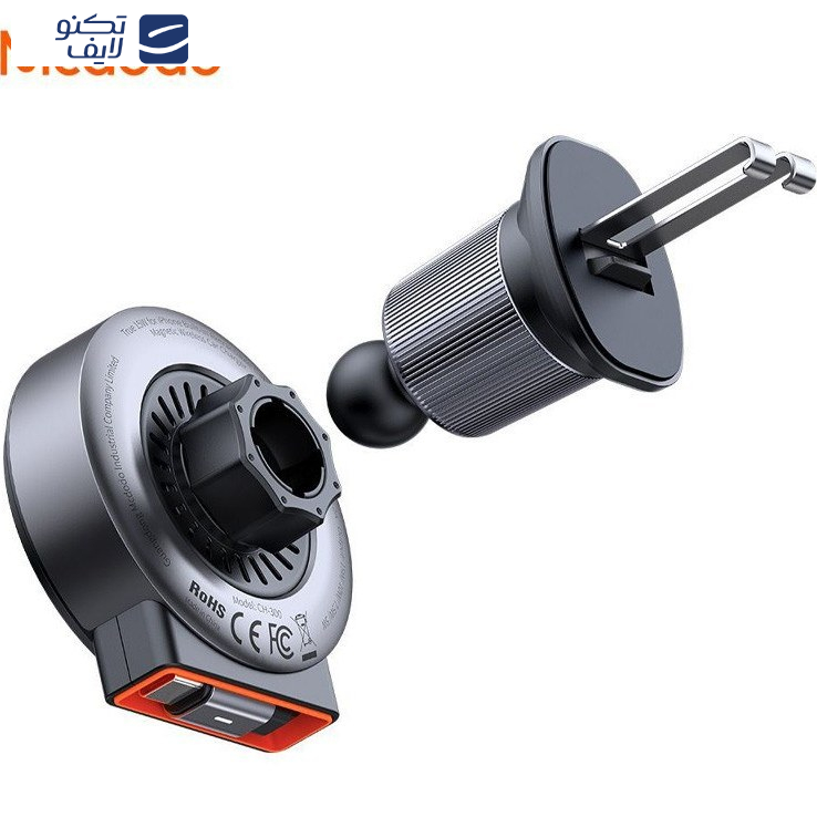پایه نگهدارنده و شارژر بی سیم گوشی موبایل مک دودو مدل ch-3000 پایه نگهدارنده و شارژر بی سیم گوشی موبایل مک دودو مدل ch-3000