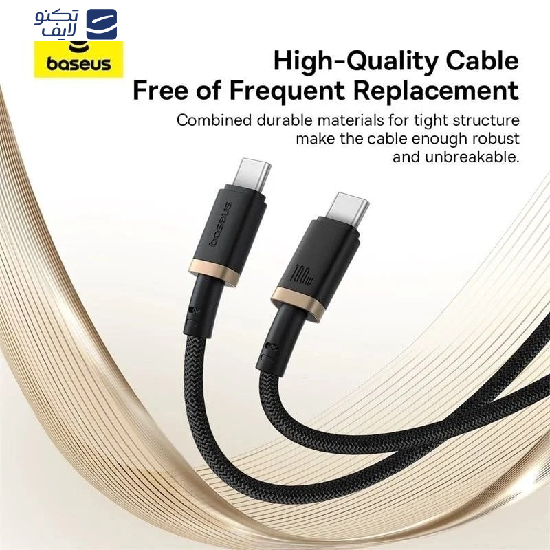 کابل USB-C بیسوس مدل BASEUS Dura Series 100W طول 1 متر