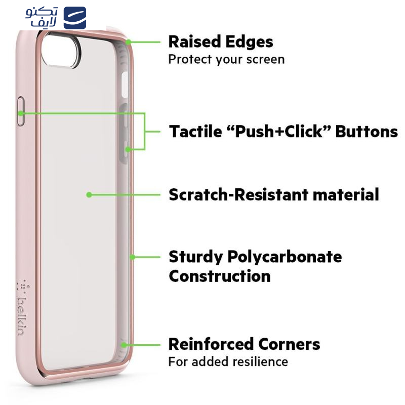 کاور بلکین مدل SheerForce Elite مناسب برای گوشی موبایل اپل iPhone 8 Plus/7 Plus کاور بلکین مدل SheerForce Elite مناسب برای گوشی موبایل اپل iPhone 8 Plus/7 Plus