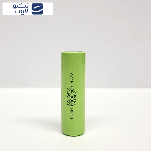 باتری قلمی شارژی سولونیکس مدل صنعتی 600mAh سر تخت بسته 2 عددی باتری قلمی شارژی سولونیکس مدل صنعتی 600mAh سر تخت بسته 2 عددی
