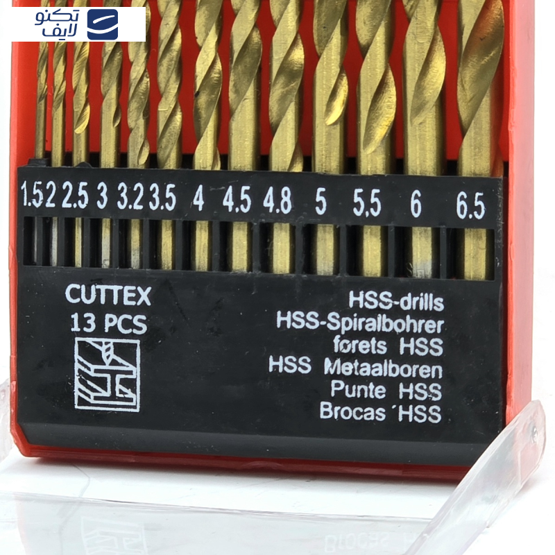 مته باس مدلCUTTEX-13PCSمخصوص چوب و فلز مجموعه13عددی مته باس مدلCUTTEX-13PCSمخصوص چوب و فلز مجموعه13عددی