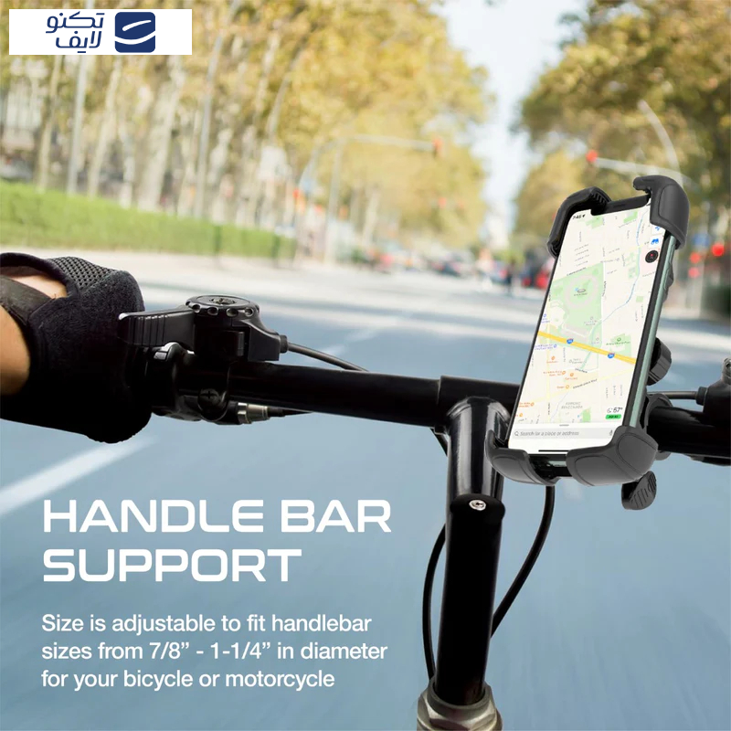 نگهدارنده گوشی موبایل پرومیت مدل BIKEMOUNT نگهدارنده گوشی موبایل پرومیت مدل BIKEMOUNT