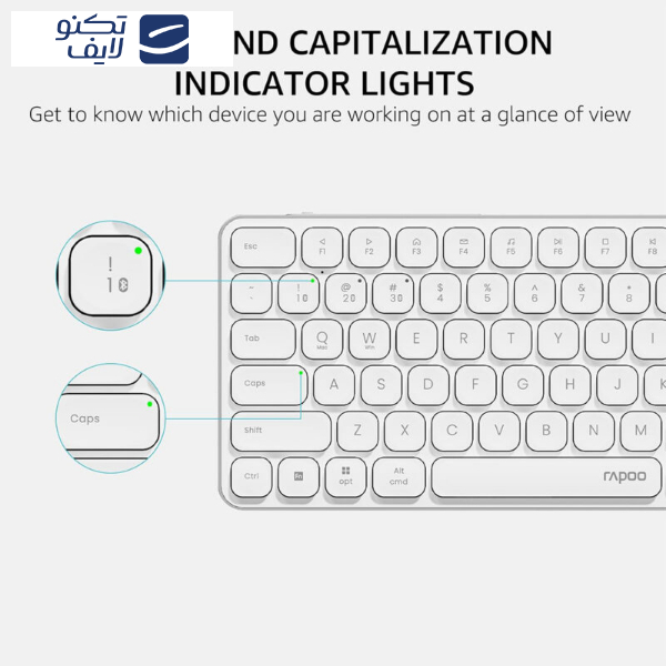 کیبورد بی سیم رپو مدل E9350L