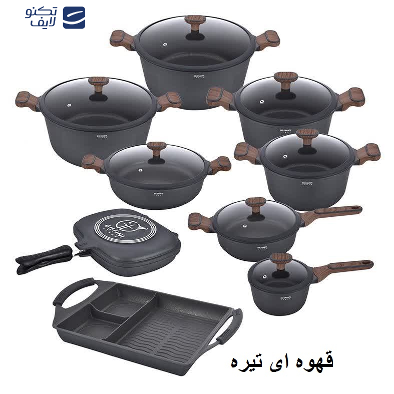سرویس پخت و پز 17 پارچه جی فی نی کد BB018 سرویس پخت و پز 17 پارچه جی فی نی کد BB018