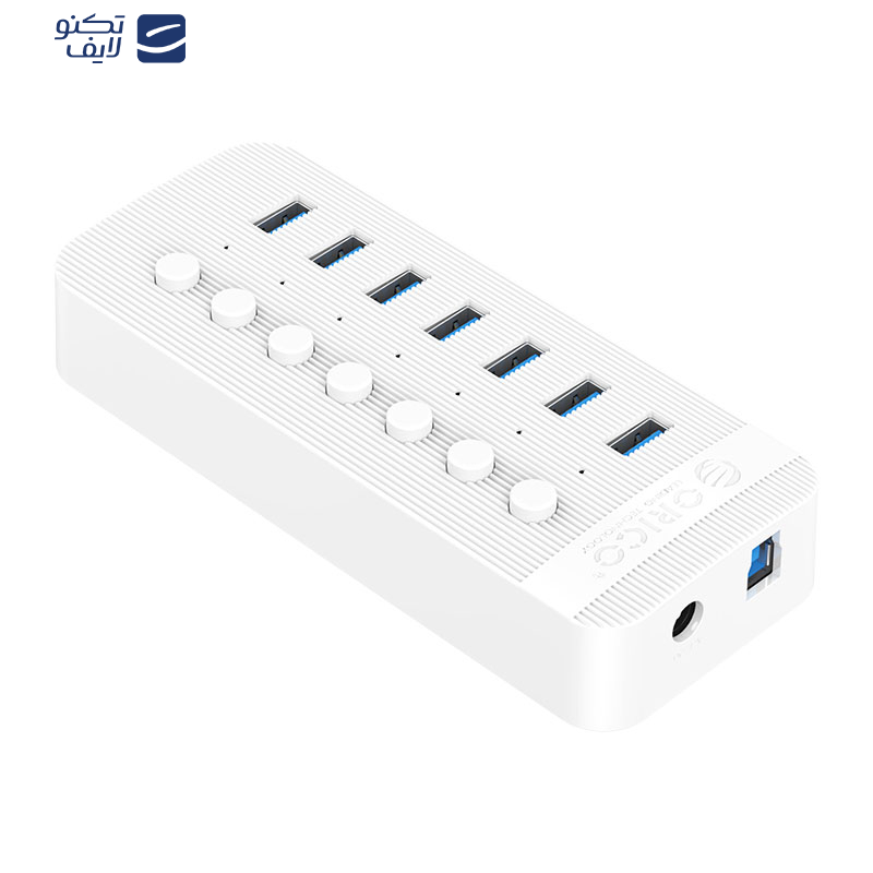 هاب 7 پورت USB 3.0 اوریکو مدل CT2U3-7AB هاب 7 پورت USB 3.0 اوریکو مدل CT2U3-7AB