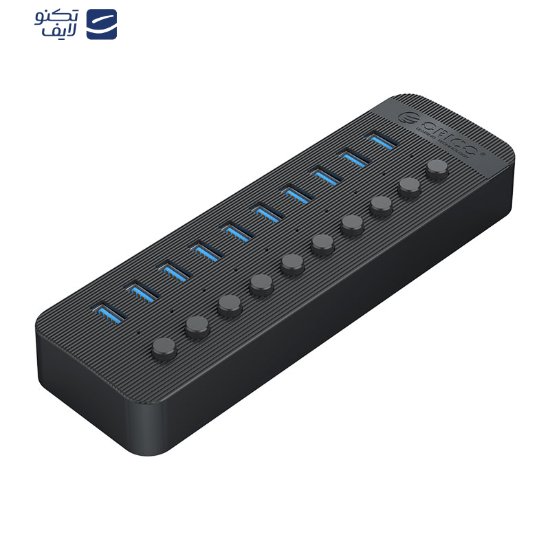 هاب 10 پورت USB 3.0 اوریکو مدل CT2U3-10AB هاب 10 پورت USB 3.0 اوریکو مدل CT2U3-10AB