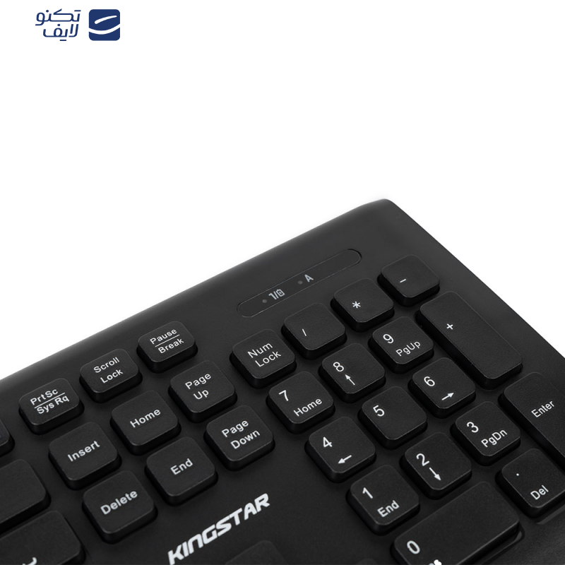 کیبورد بی سیم کینگ استار مدل KB75W کیبورد بی سیم کینگ استار مدل KB75W