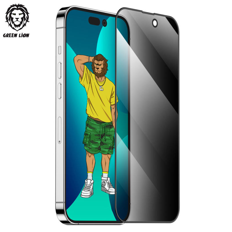 گلس گوشی اپل آیفون 14 گرین مدل Silicone Privacy-HD Plus گلس گوشی اپل آیفون 14 گرین مدل Silicone Privacy-HD Plus