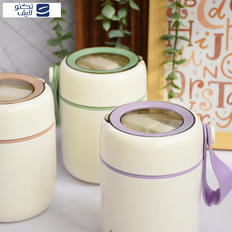 فلاسک غذا مدل دوجداره کد LBOX گنجایش 0.450 لیتر فلاسک غذا مدل دوجداره کد LBOX گنجایش 0.450 لیتر