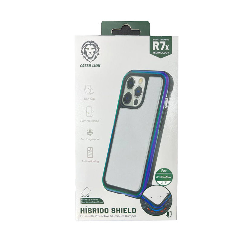 کاور گوشی اپل iphone 13 pro گرین مدل hibrido