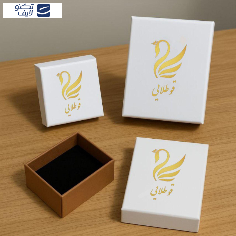 آویز گردنبند طلا 18 عیار زنانه گالری قو طلایی طرح پروانه و‌گل